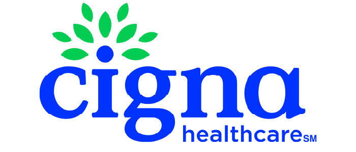 Cigna logo – accepted insurance provider at Never Alone Recovery, covering residential rehab programs for addiction and mental health related treatment