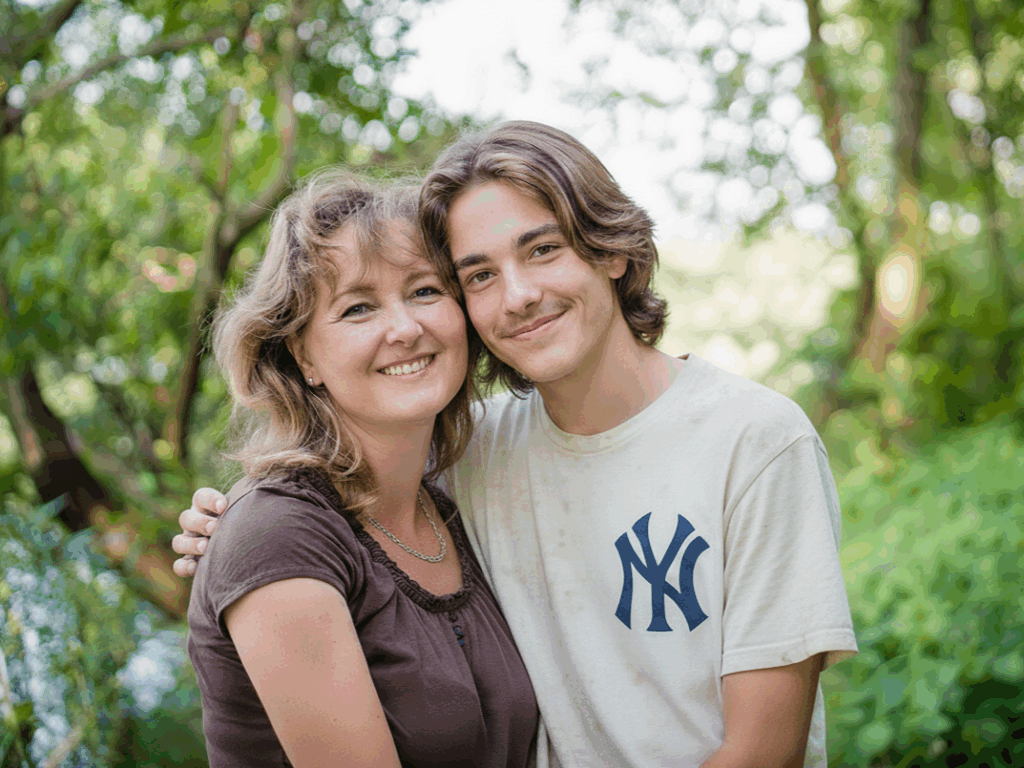 Son with Mom Family Healing detox and rehab